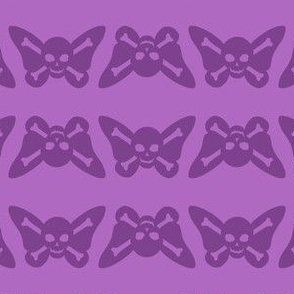 Butterfly Skulls - Lavender