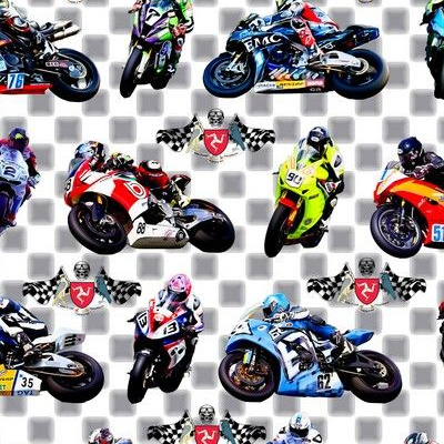 Motogp Fabric, Wallpaper and Home Decor | Spoonflower