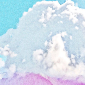 Watercolor Cloud, L