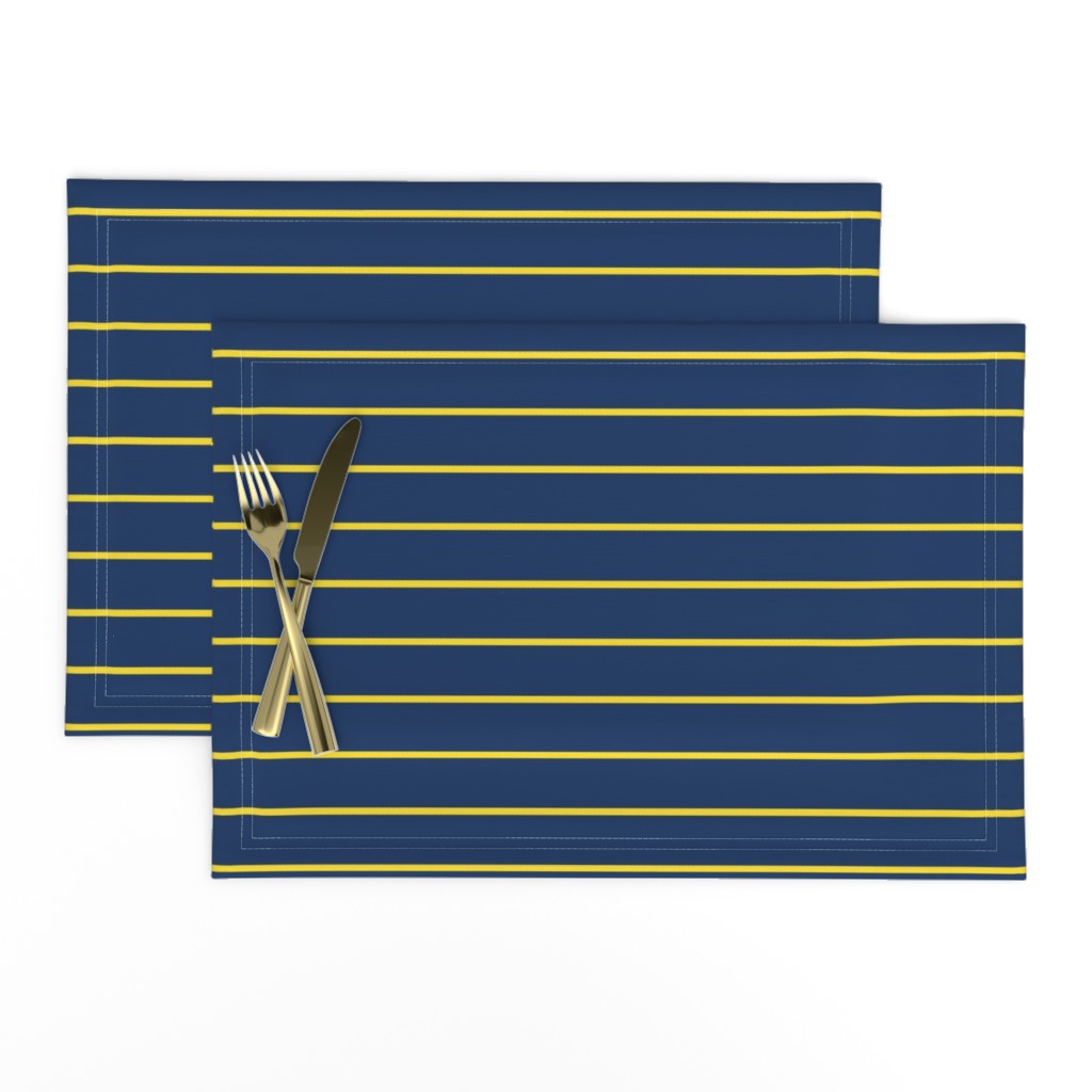 Blue and Yellow Stripes