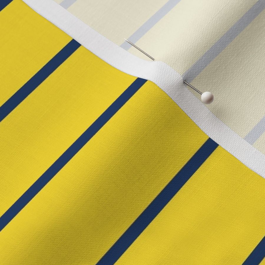 Yellow and Blue Stripes