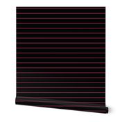 Black and Cardinal Red stripes