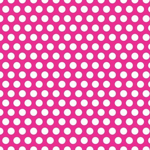 Pink Bright Dot / pink polka dot