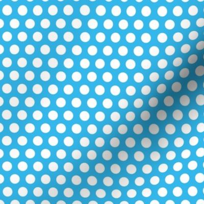 Blue Bright Dot / blue polka dot