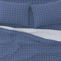 squiggle plaid - blue