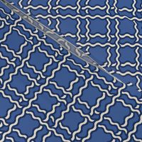 squiggle plaid - blue