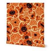 Spooky_Cobwebs_Cream_on_Orange