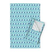 Boats small // blue white trendy kids nursery baby boy sea deep ocean sail starfish nautical marine 