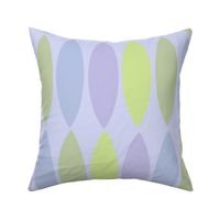 Mod lavender pastel leaf