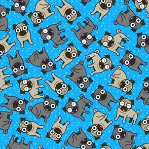 Pug-a-Dot (Blue Small)