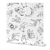 constellations // origami constellations geometric kids animals nursery baby stars