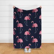 Vintage flamingo big scale