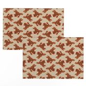 Red Toy Poodle on Pawprints