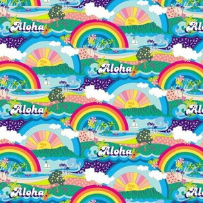 Aloha, Anuenue! (Hello, Rainbow!) {Mini Bright '80s} || vintage hawaii