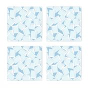 Notebook Paper Scatter - Lt. Blue