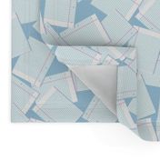 Notebook Paper Scatter - Lt. Blue