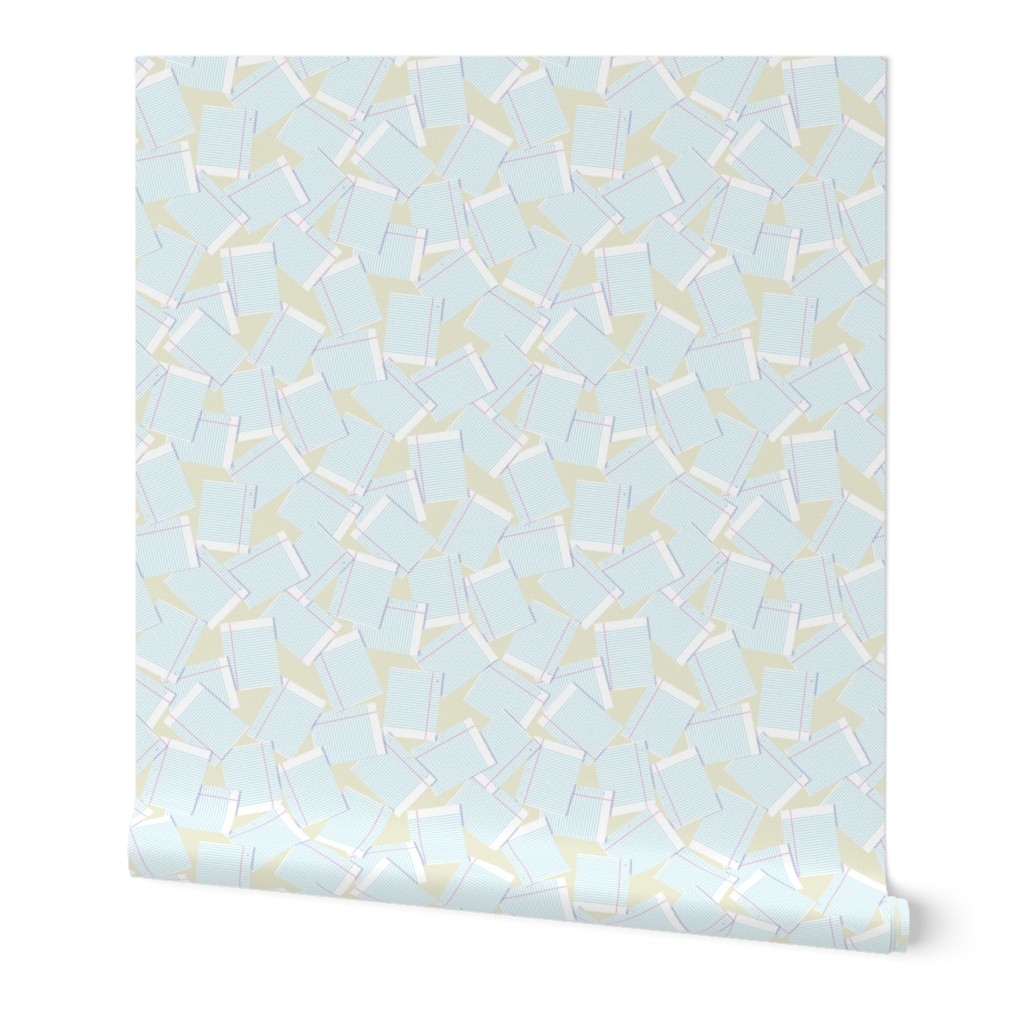 Notebook Paper Scatter - Beige