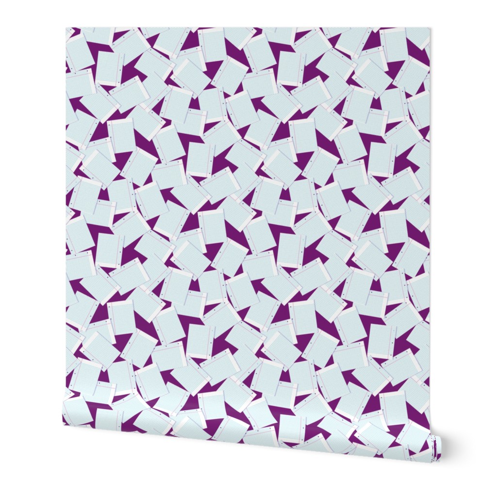 Notebook Paper Scatter - Plum