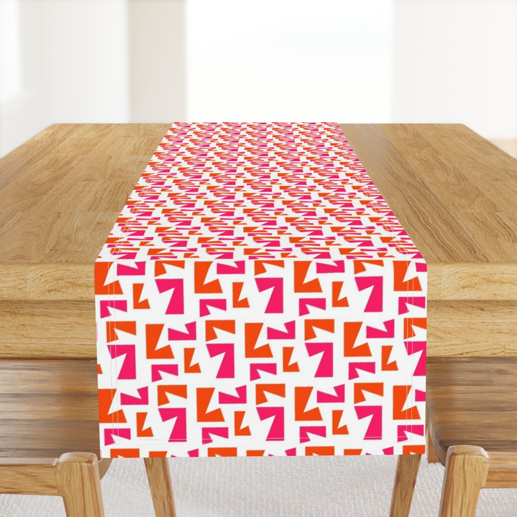 Cut Up - orange and pink