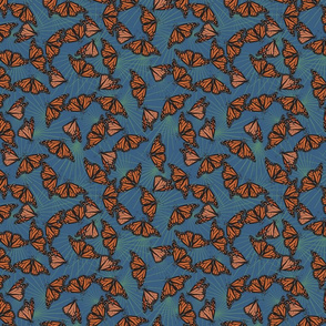 Monarch Migration - Blue