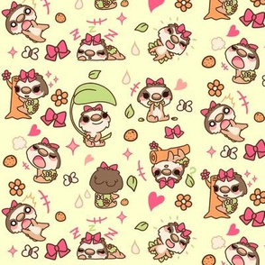 Missy the Sloth /// kawaii cute animal cartoon
