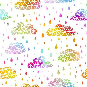 Geo Rainbow Rainclouds