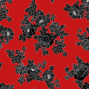 Havana Floral - Red