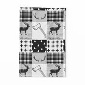 Monochrome little man wholecloth