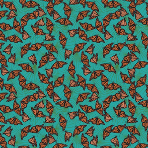 Monarch Migration - Aqua