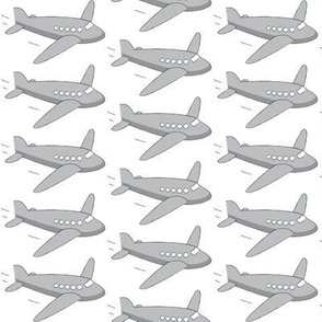 grey airplanes