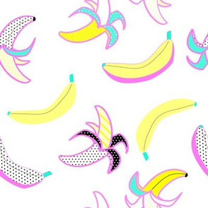8" Going Bananas - 80s Lilac & Aqua