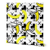 8" Going Bananas - Black & Yellow