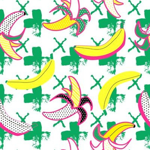 8" Going Bananas - Geo Green