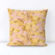 Palm Leaves: Gold-RoseQuartz