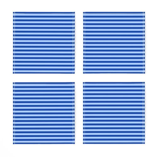 Stripe- Blue on blue