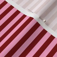 Stripe- Red and pink