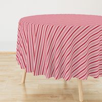 candy cane stripes - holiday red on pink