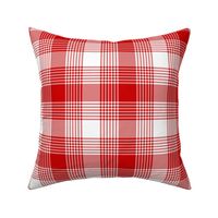 06627353 : shepherds tartan : red + white