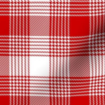 06627353 : shepherds tartan : red + white