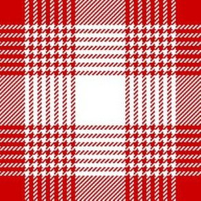 06627353 : shepherds tartan : red + white