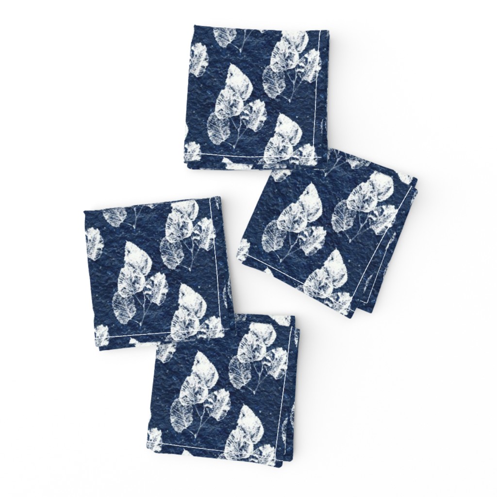 Ghost Leaves on Navy Blue (small)