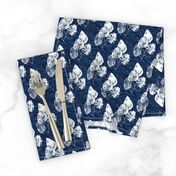 Ghost Leaves on Navy Blue (small)