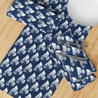 Ghost Leaves on Navy Blue (small)