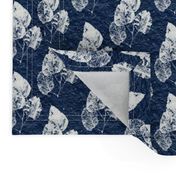 Ghost Leaves on Navy Blue (small)