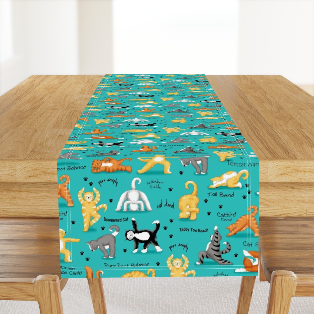 Kitty Cat Yoga Turquoise