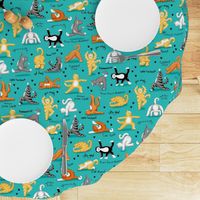 Kitty Cat Yoga Turquoise