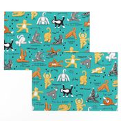 Kitty Cat Yoga Turquoise