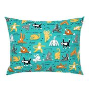 Kitty Cat Yoga Turquoise