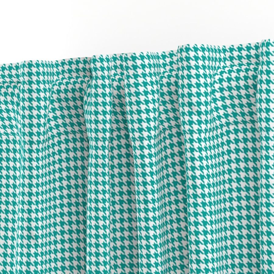 Turquoise Houndstooth