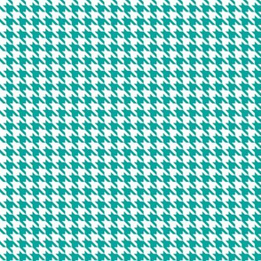 Turquoise Houndstooth